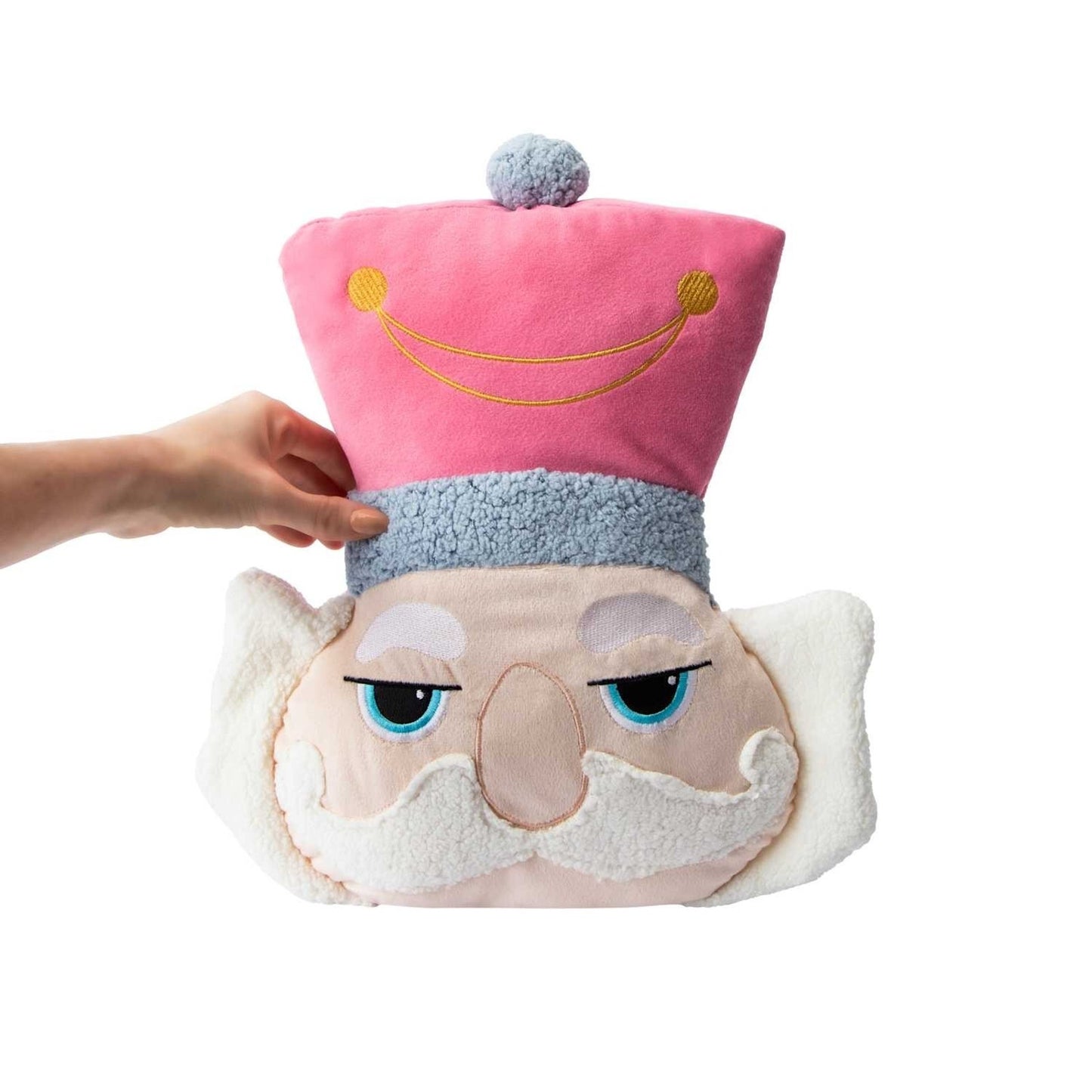 🔥Christmas Nutcracker Head Throw Pillow BNWT🔥