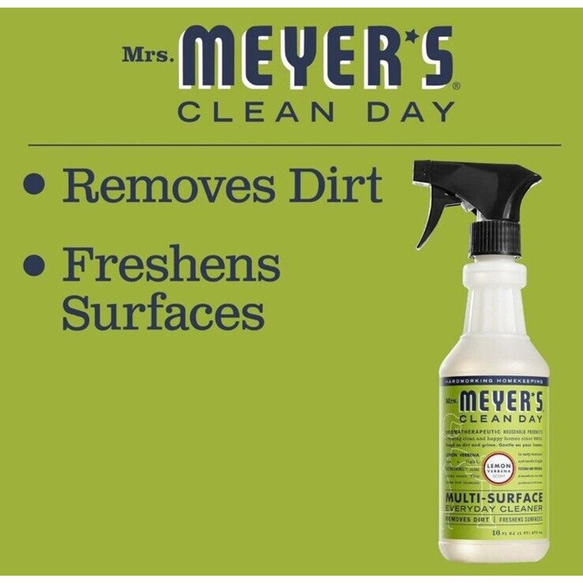 🔥Mrs. Meyer's All-Purpose Cleaner Spray 2 Pack Lemon Verbena 16 fl. oz BNWT🔥