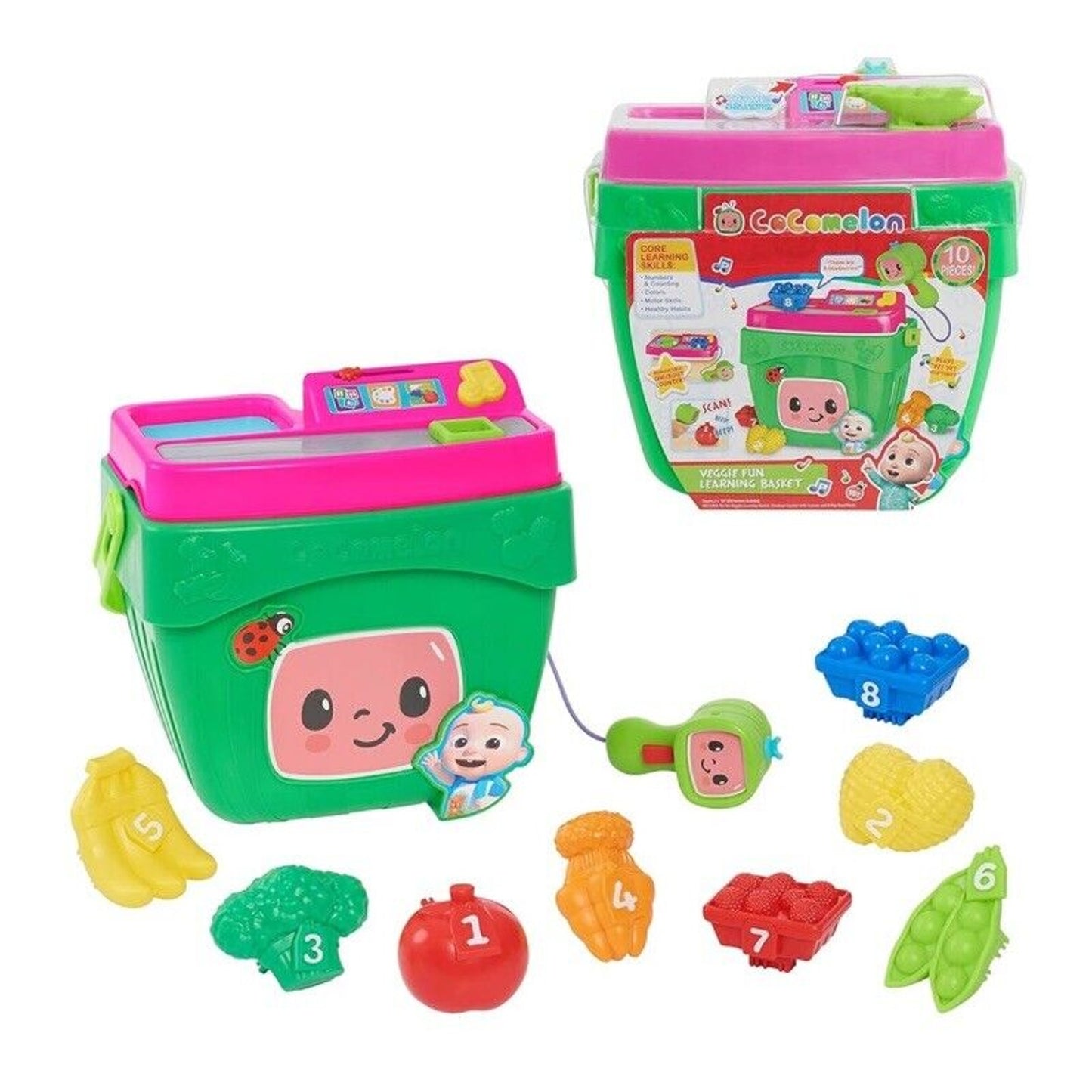 🔥CCoComelon Veggie Fun Learning Basket Pretend Play Food Preschool Learning🔥