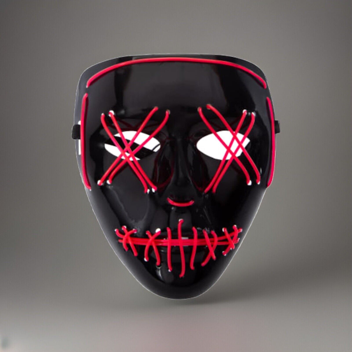 🔥Creepy LED Halloween Mask RED BNWT🔥