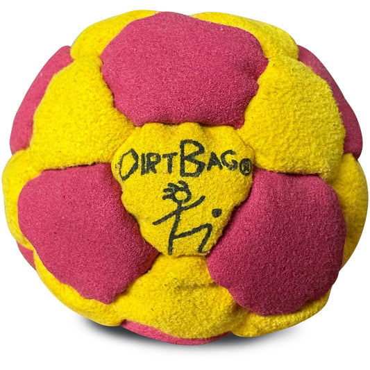 🔥World Footbag Dirtbag 32 Hacky Sack RED/YELLOW BNWT🔥