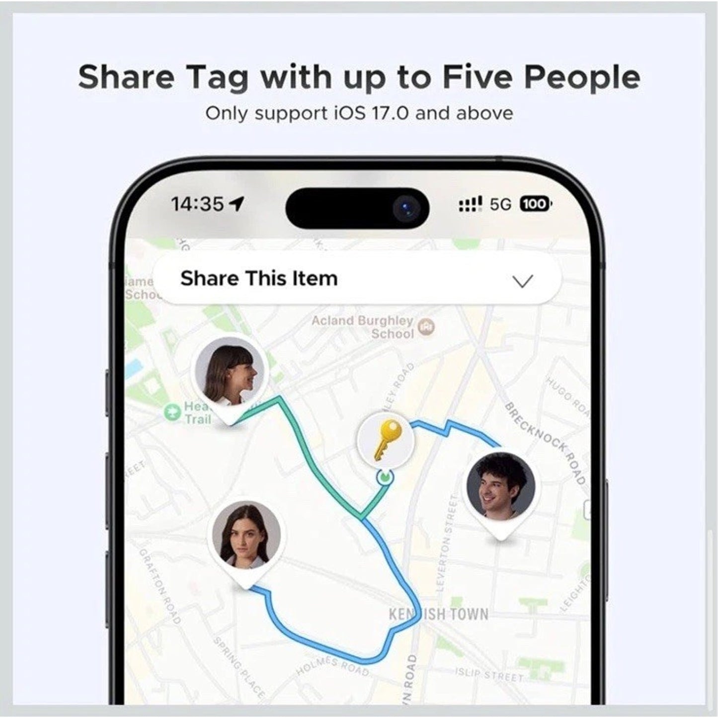 🔥UGREEN FineTrack BT Tracker Tag Smart Finder Apple Devices Compatibility NWT🔥