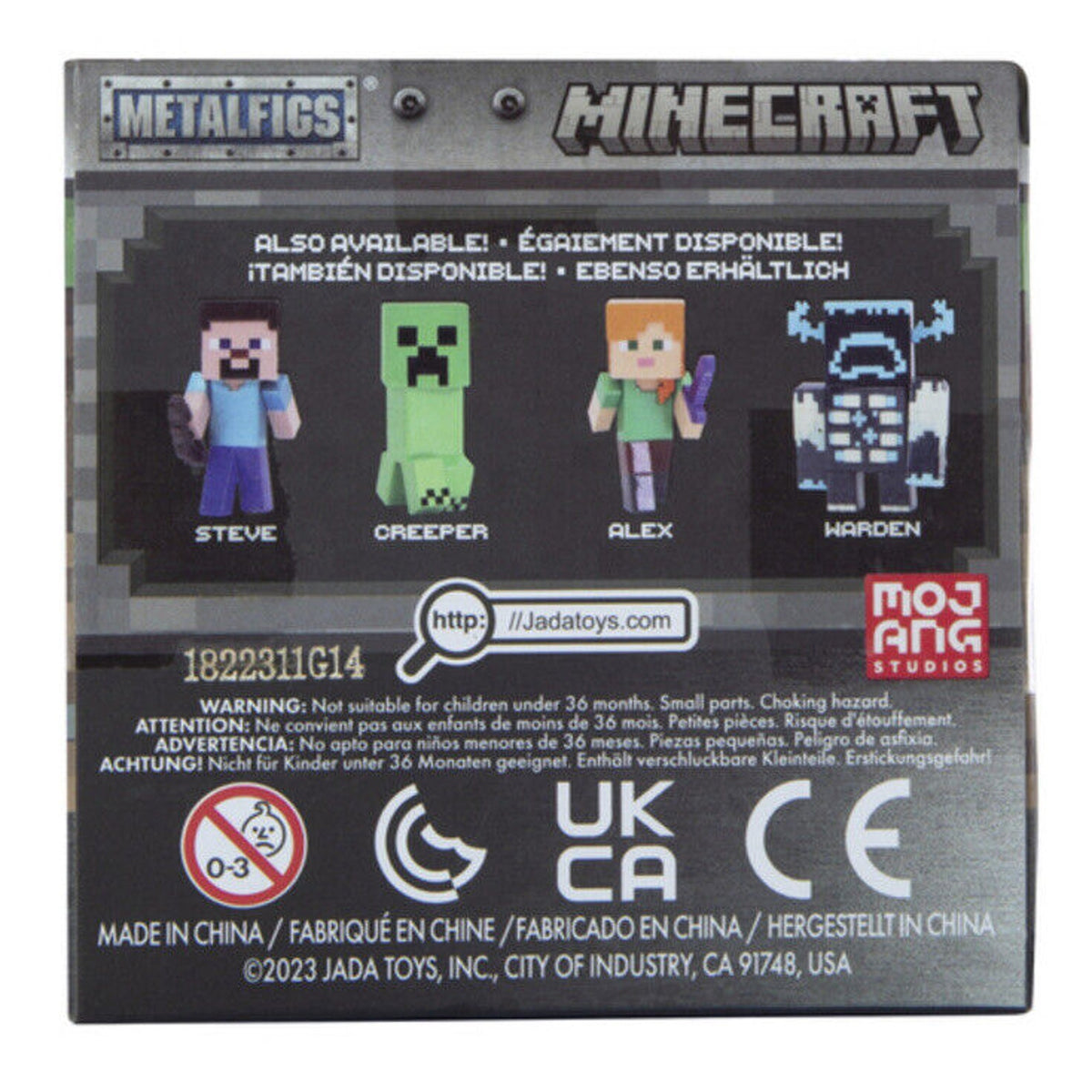 🔥Minecraft Steve Die cast Metal Figure 2” MetalFigs BNIB🔥