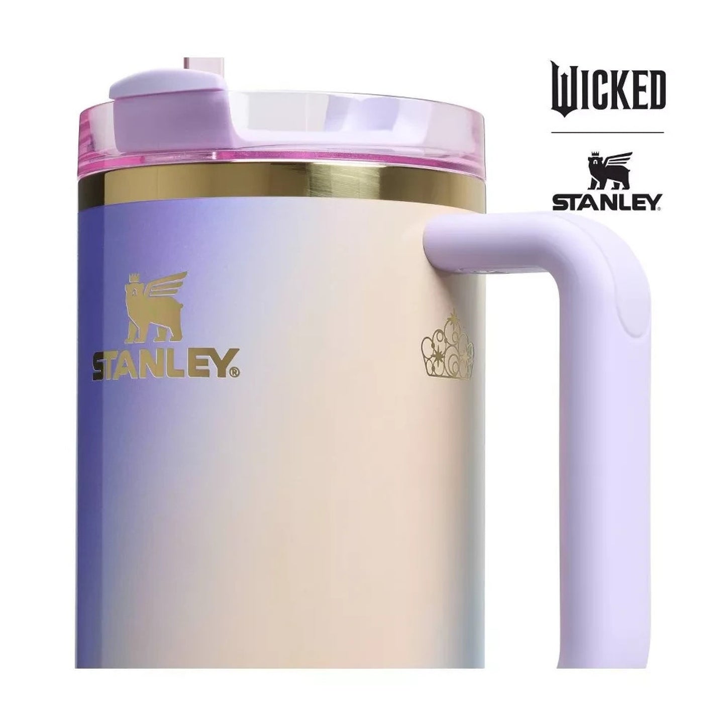 🔥Glinda for Good - Stanley 40oz H2.0 Flowstate Quencher Tumbler BNWT🔥