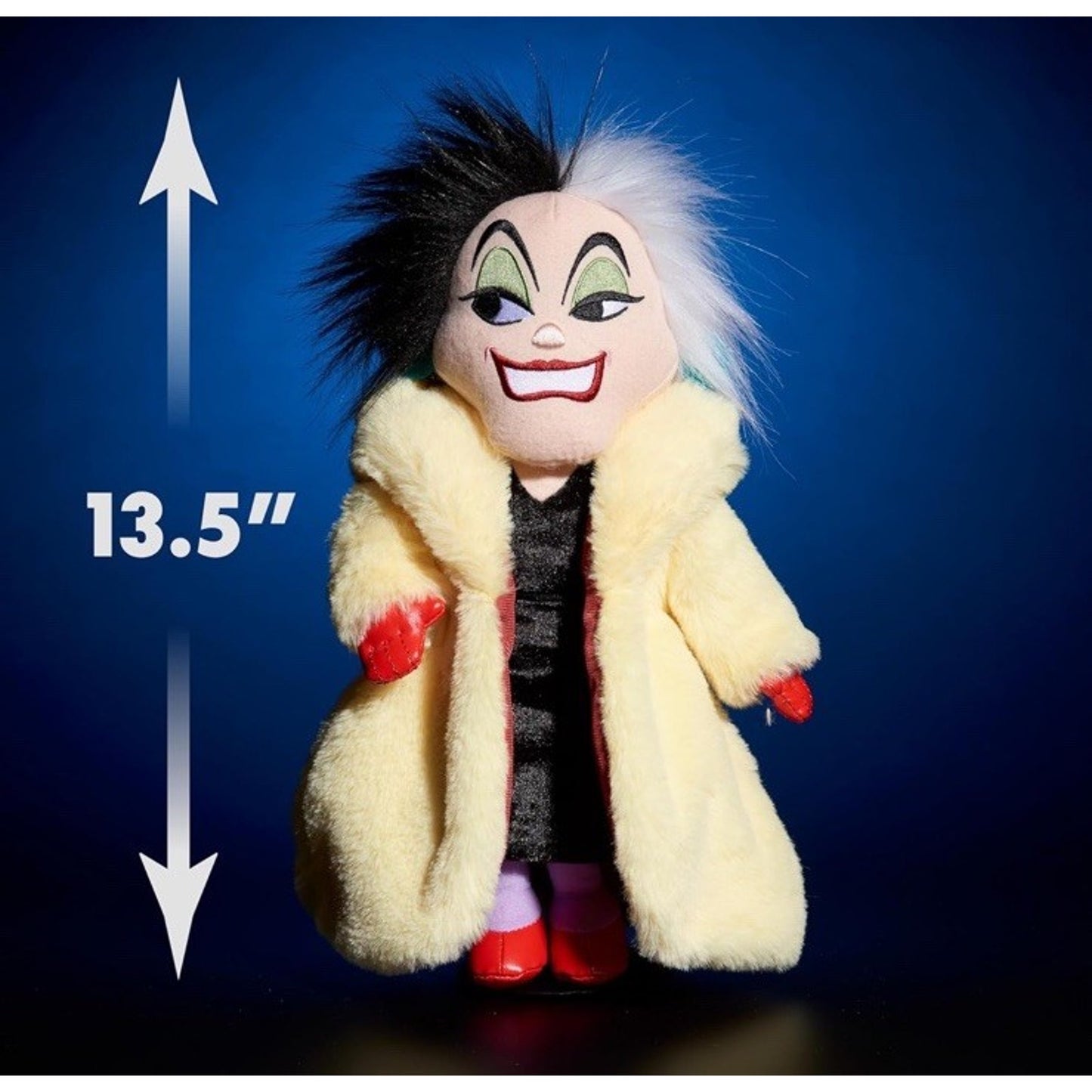 🔥Disney Villains Collection Cruella De Vil 13” Collectible Plush Doll BNWT🔥
