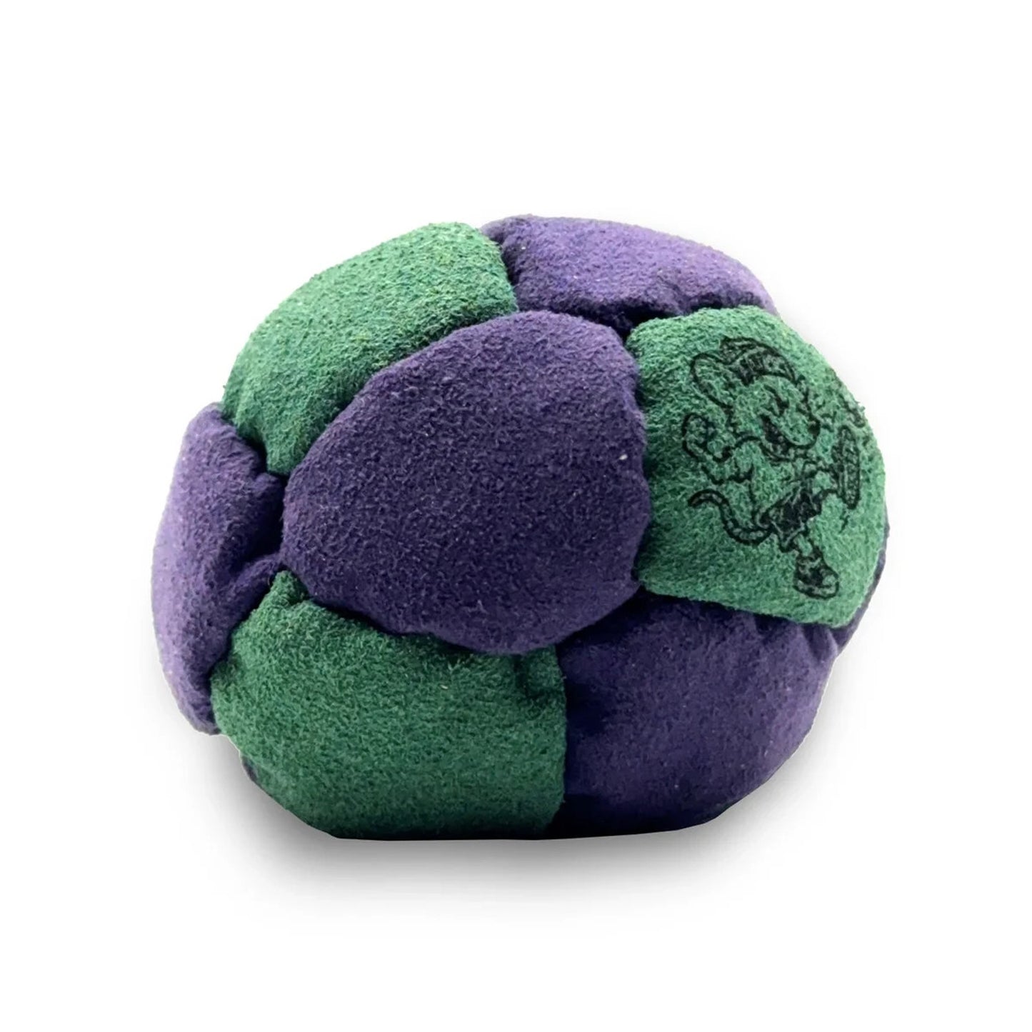 🔥KickRats Toxic Footbag 14 Panel SandHacky Sack Purple/Toxic Green BNWT🔥