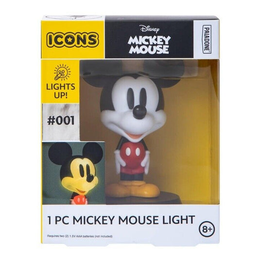 🔥Disney Mickey Mouse Icons Lights Up Lamp Night Light #001 Paladone NWT💥
