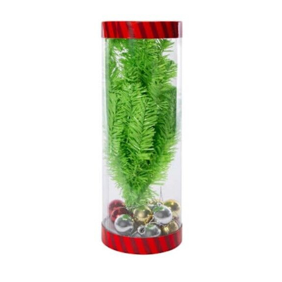 🔥Mini Desktop Christmas Tree With Ornaments 10"x12" Green BNWT🔥