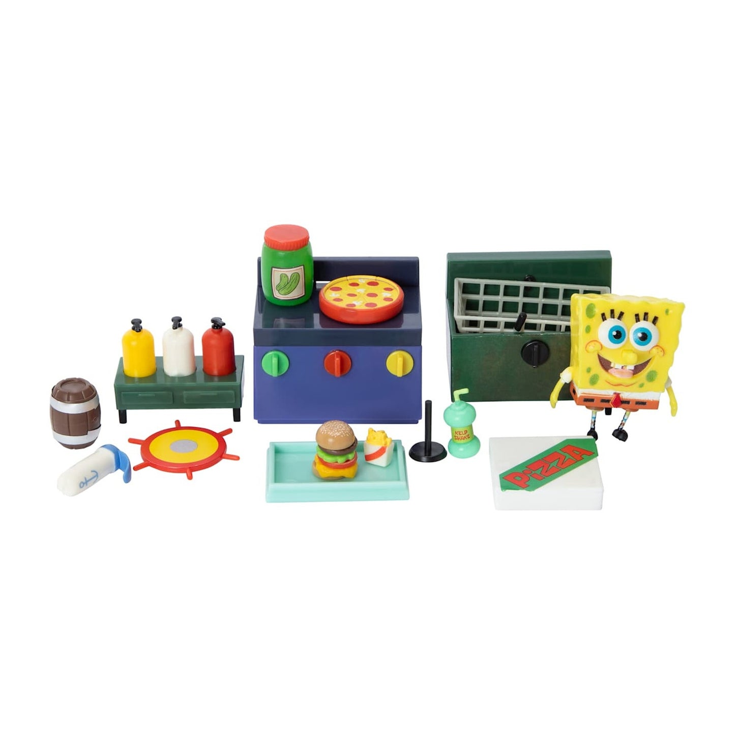 🔥Teeny Tinies SpongeBob Squarpants Krusty Krab Mini Food Playset Dollhouse NWT