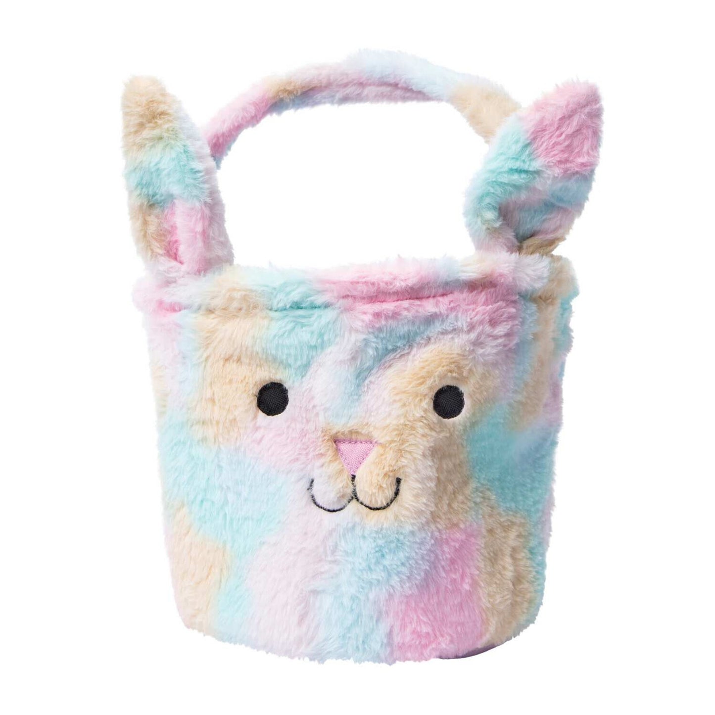 🔥Ombre Bunny Easter Fur Basket Pink 10" x 9" BNWT🔥