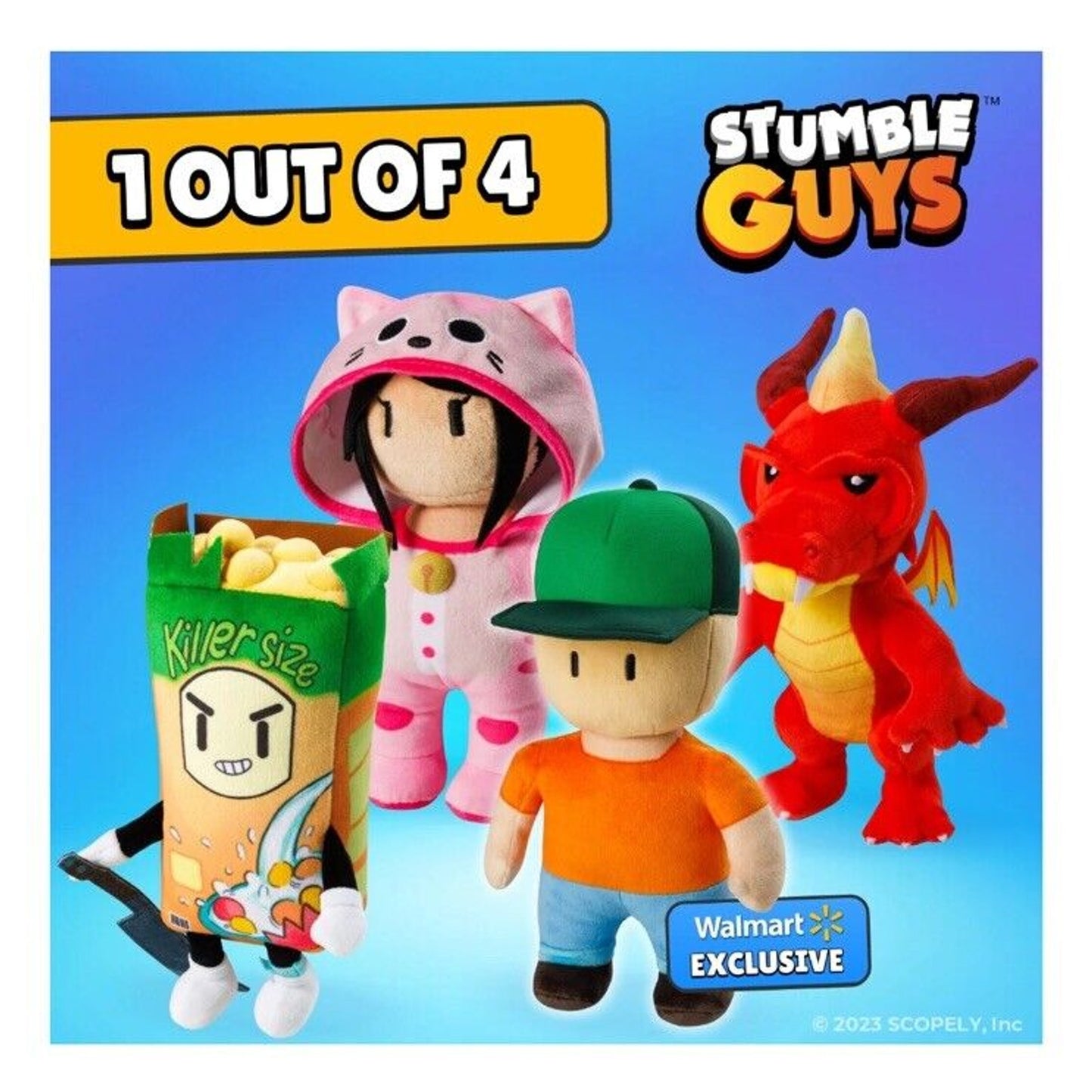 🔥Stumble Guys CEREAL KILLER 8” Plush Buddies Soft & Cuddly Plush Toy 2024 BNWT