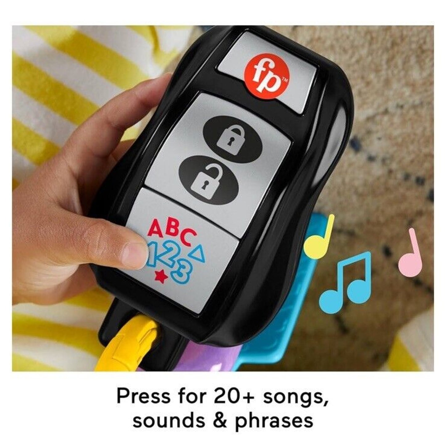 🔥Fisher-Price Laugh & Learn Baby Travel Toy Play & Go Activity Keys BNWT🔥