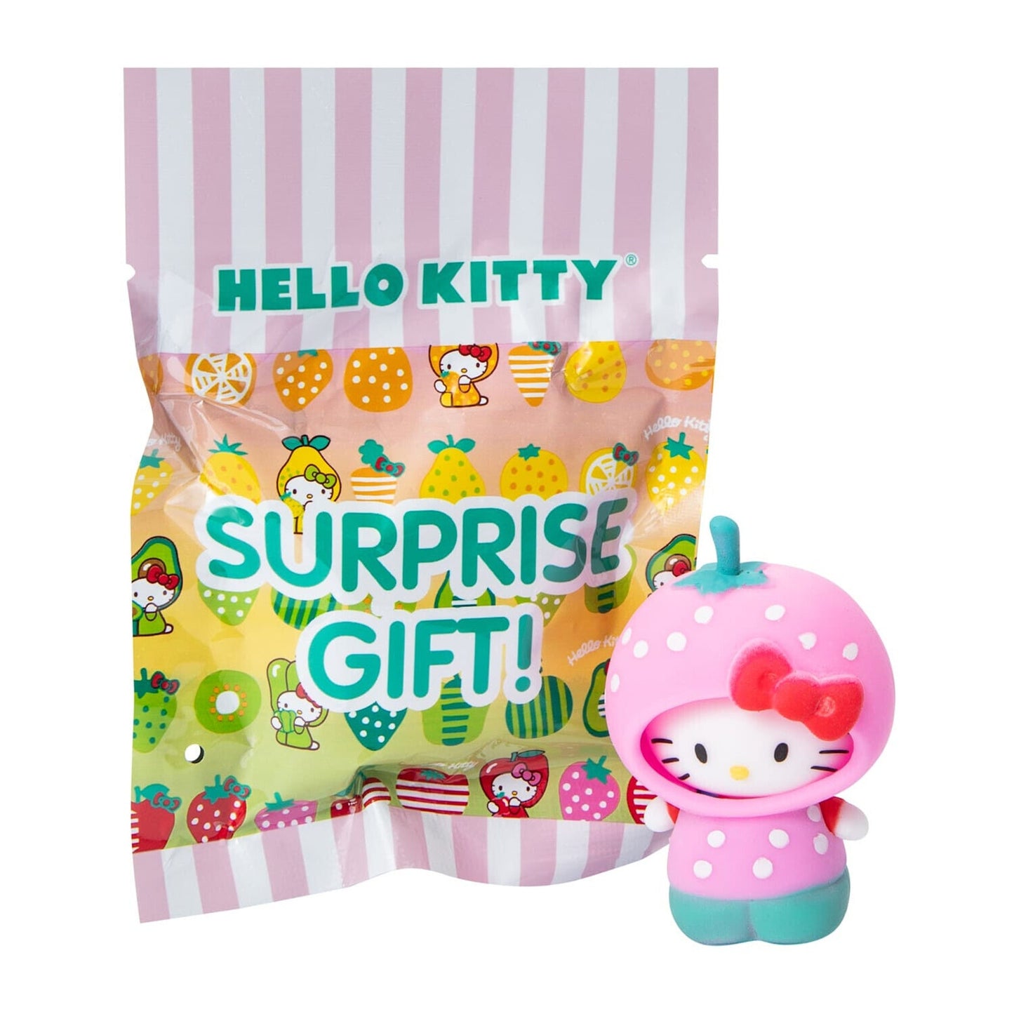 🔥Hello Kitty Dress Up Squishy Set Strawberry/Pear BNWT🔥