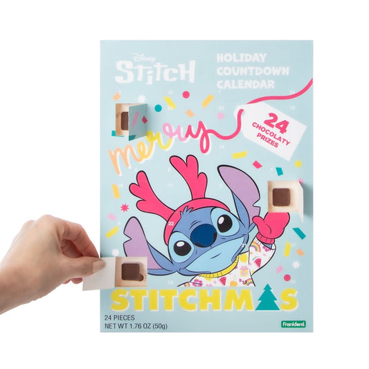 🔥Disney Stitch Merry Stitchmas Holiday Countdown Calendar 1.76oz BNWT🔥