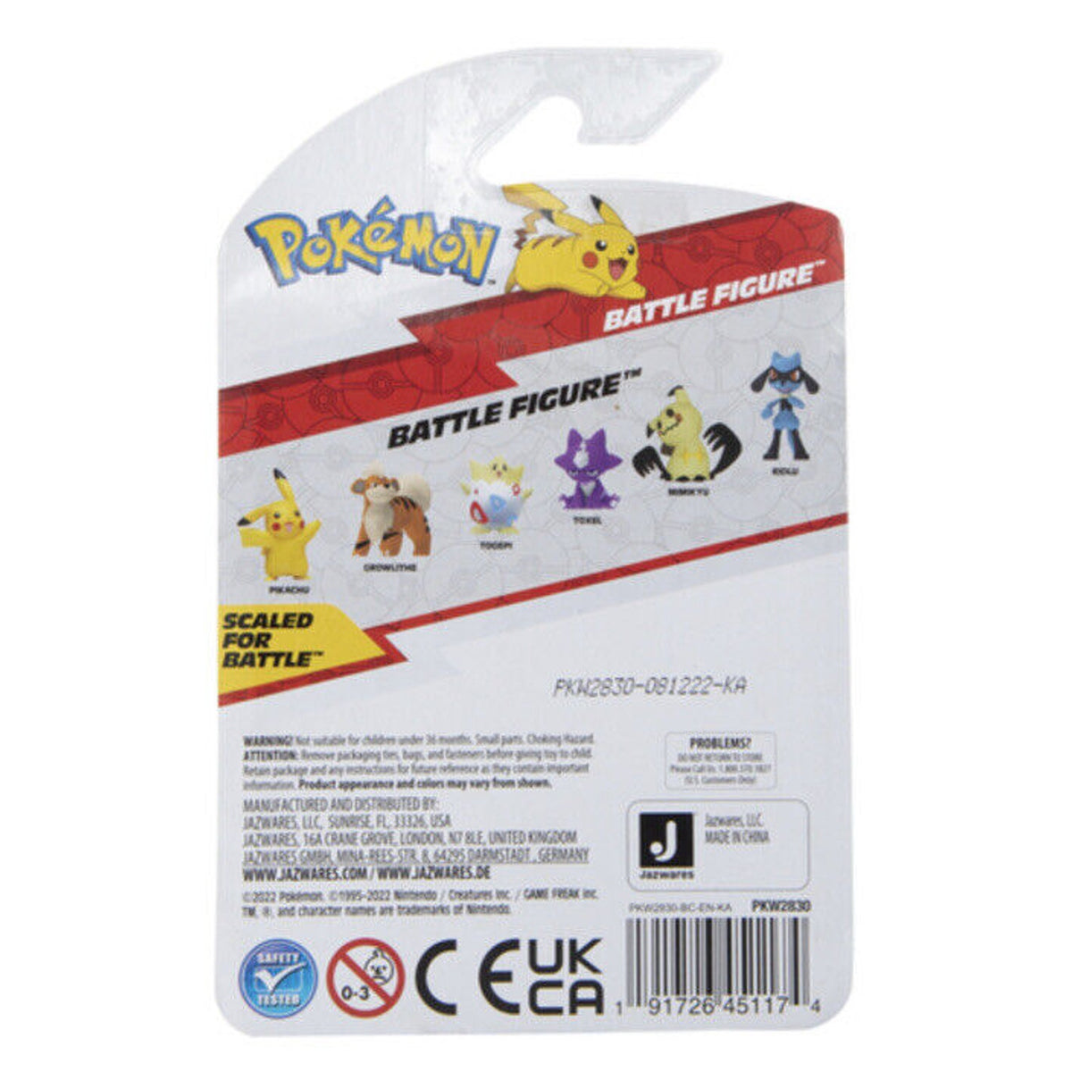 🔥Pokemon Holiday Battle Figure - 2" Pikachu Collection Battle Ready BNIB🔥