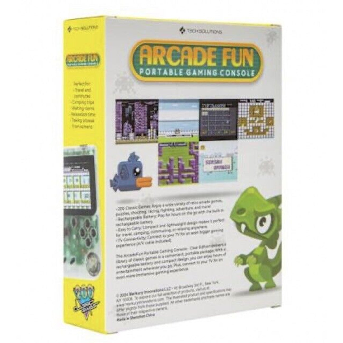 🔥Arcade Fun Portable Gaming Console Classic Retro Handheld 200 Arcade Game NWT