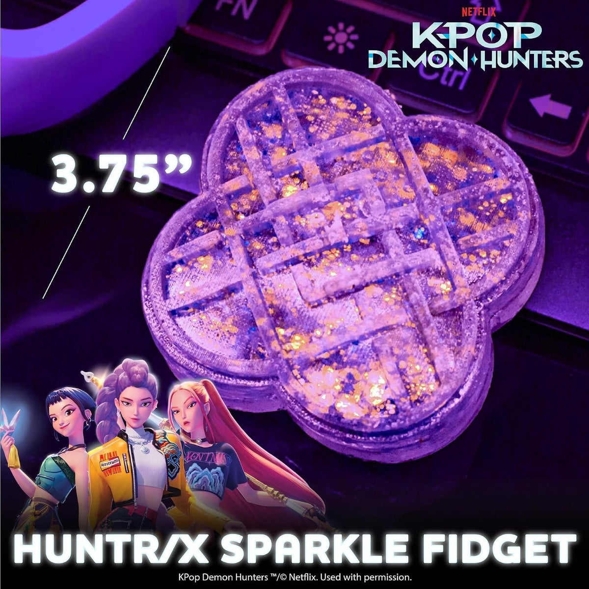 🔥KPop Demon Hunters SlimyGloop Gelli Gels Huntr /X Squeeze Toy BNWT🔥