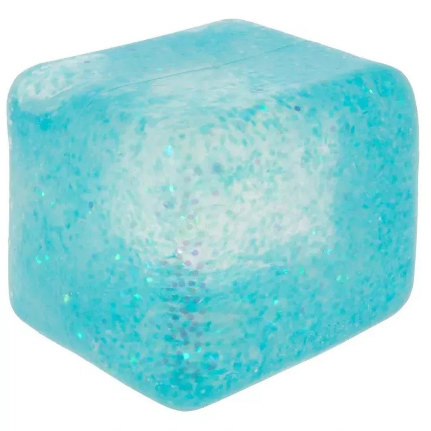 🔥Play Side Creations Squishy Cube GREEN GLITTER BNWT🔥