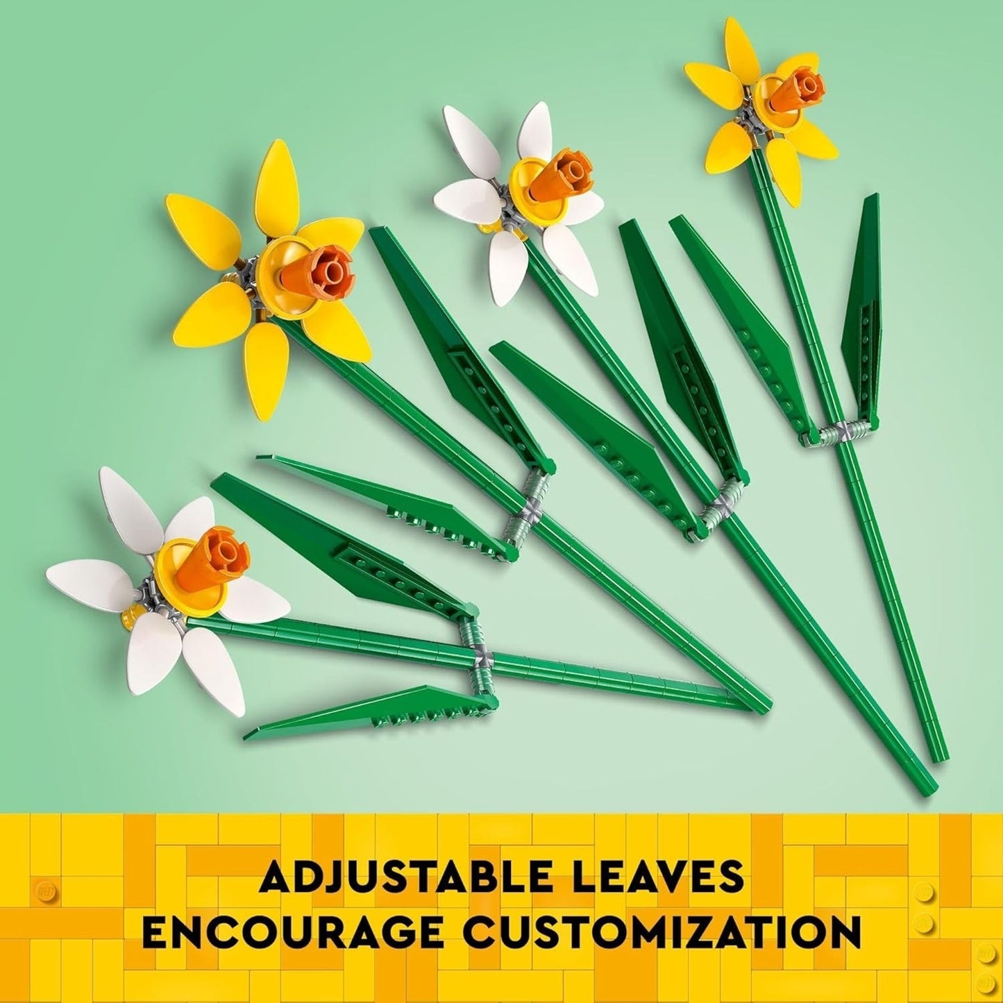 🔥LEGO Daffodils - Building Toy for Kids Artificial BNWT🔥