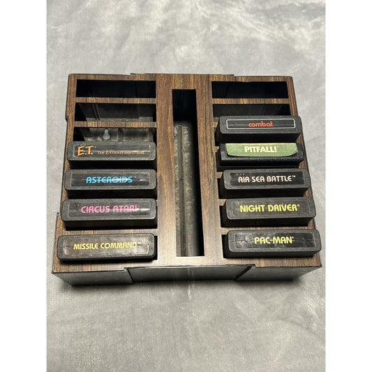 🔥Atari 9 Game Bundle + Game Cabinet Pac-Man/Asteroids/ET/Pirfall + More🔥