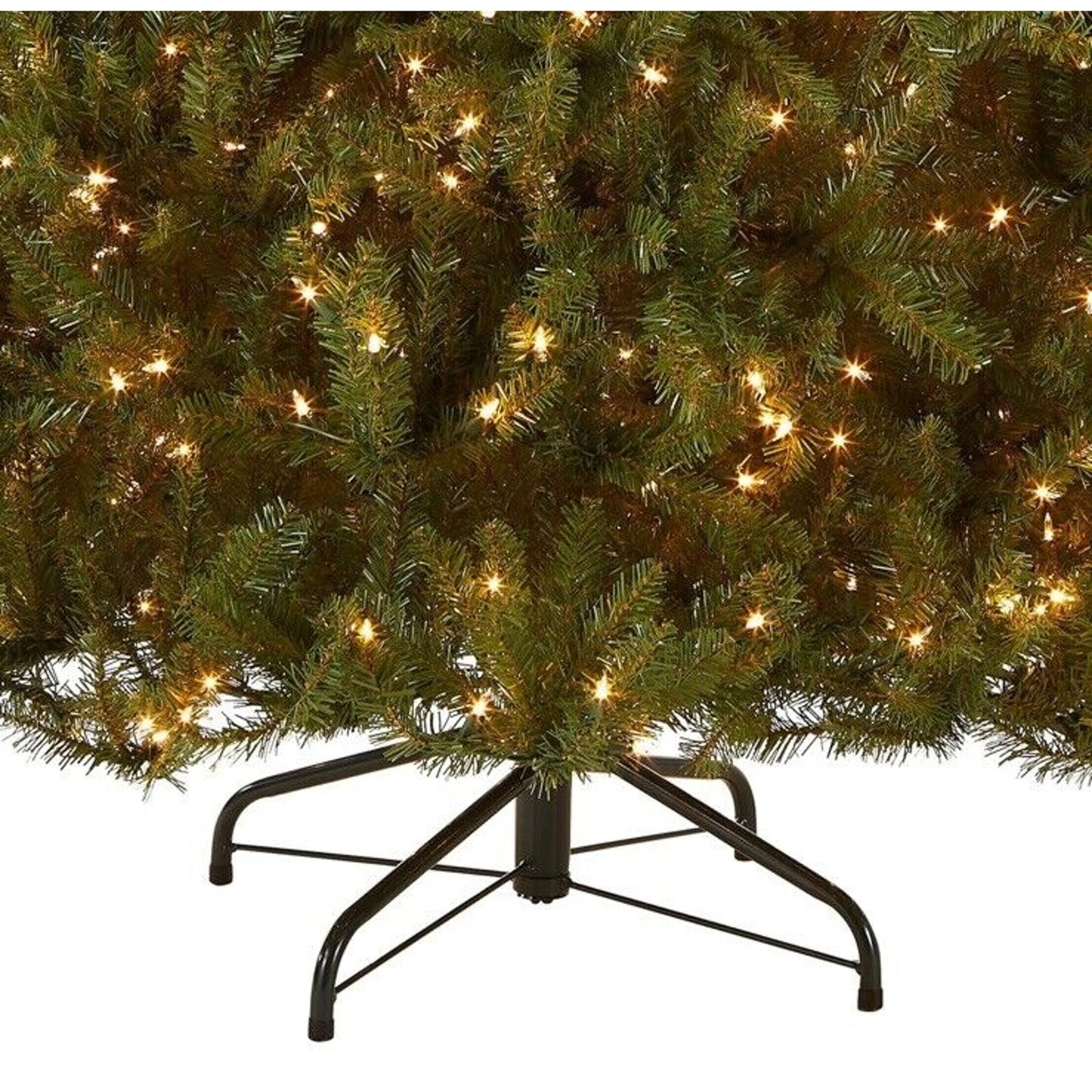 🔥 Dunhill Fir Pre-Lit 6.5’ Artificial Full Christmas Tree Green White Lights🔥