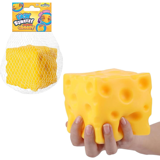 🔥ORB Easy Sqweezy Super Cheesy Squeeze Squishy Slow Rising Sensory BNWT🔥