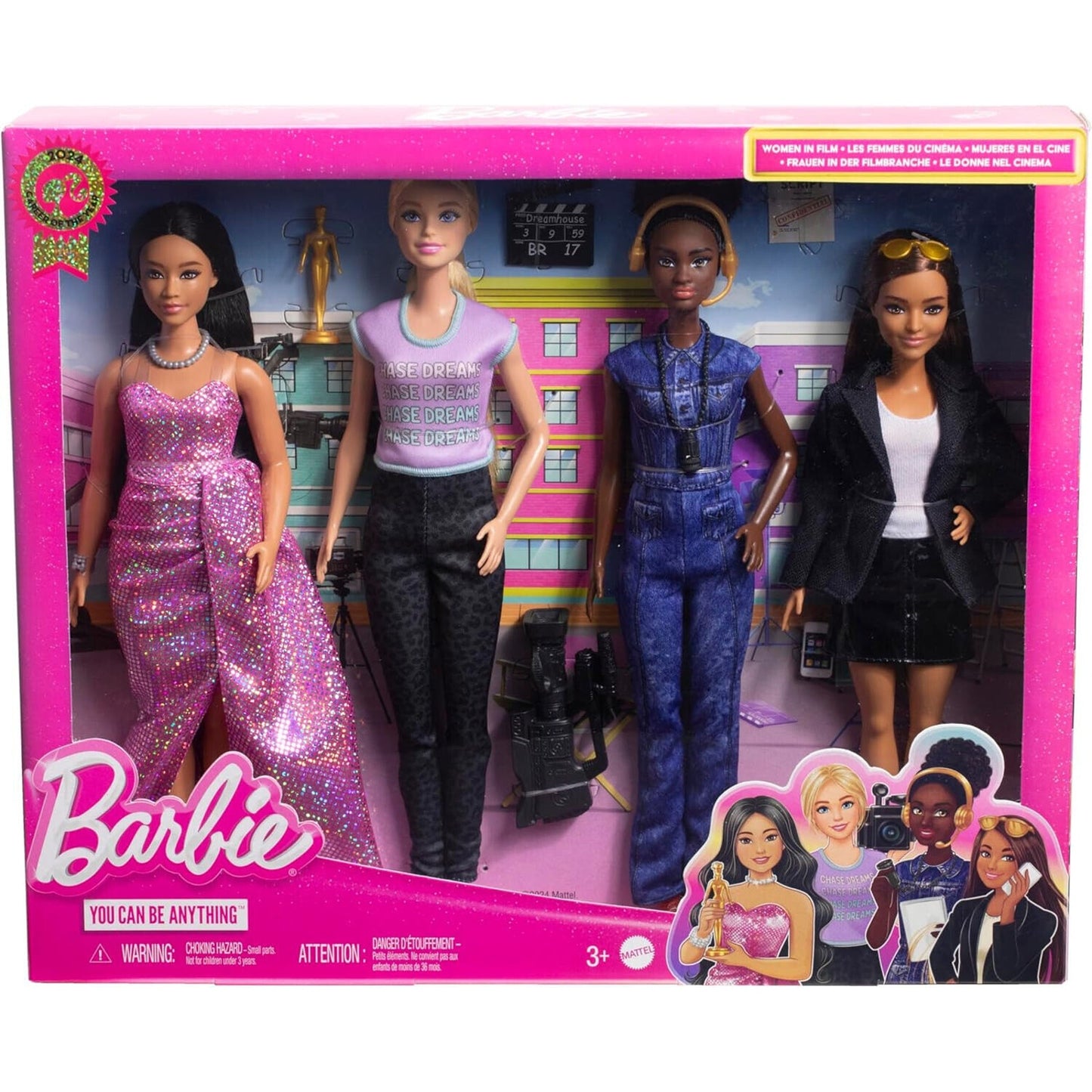 🔥Barbie Careers Set of 4 Dolls Accessories Women in Film Studio Executive HRG54