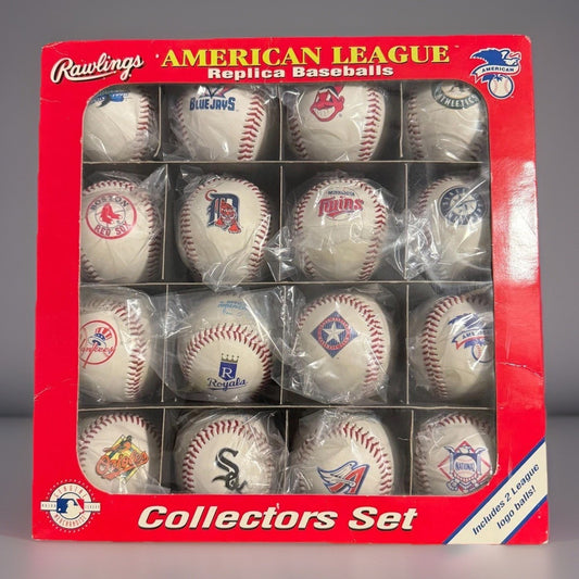 🔥Rawlings American League Team Logo Baseball Collectors Set🔥