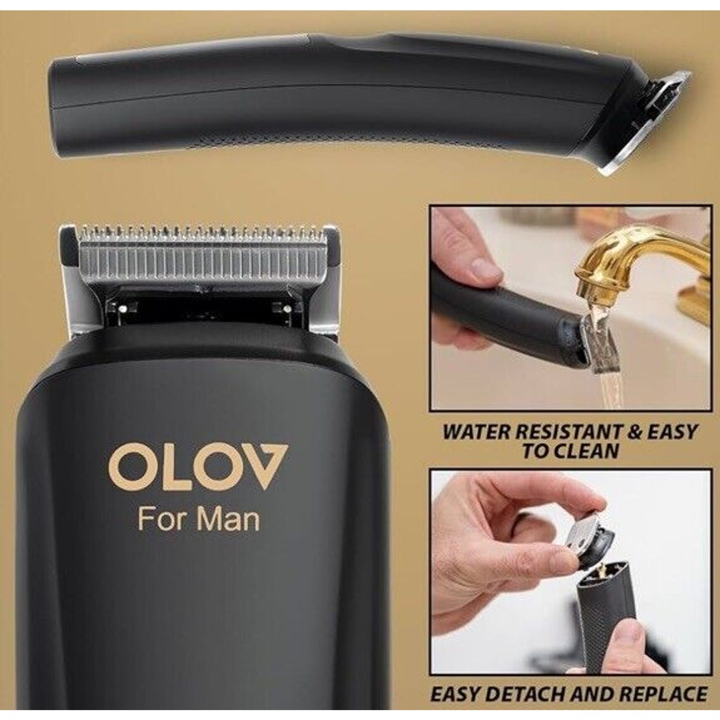 🔥OLOV For Man Beard Trimmer 21 Piece All-in-One Mens Grooming Kit BNWT🔥