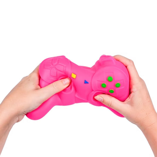 🔥Toymendous! Squishy Game Controller Squeeze Toy PINK BNWT🔥