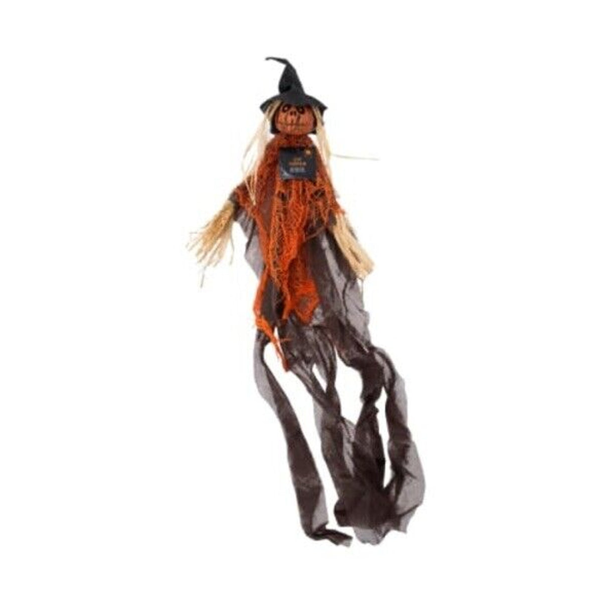 🔥Ghost Hanging Halloween Decor 2ft Orange Witch BNWT🔥