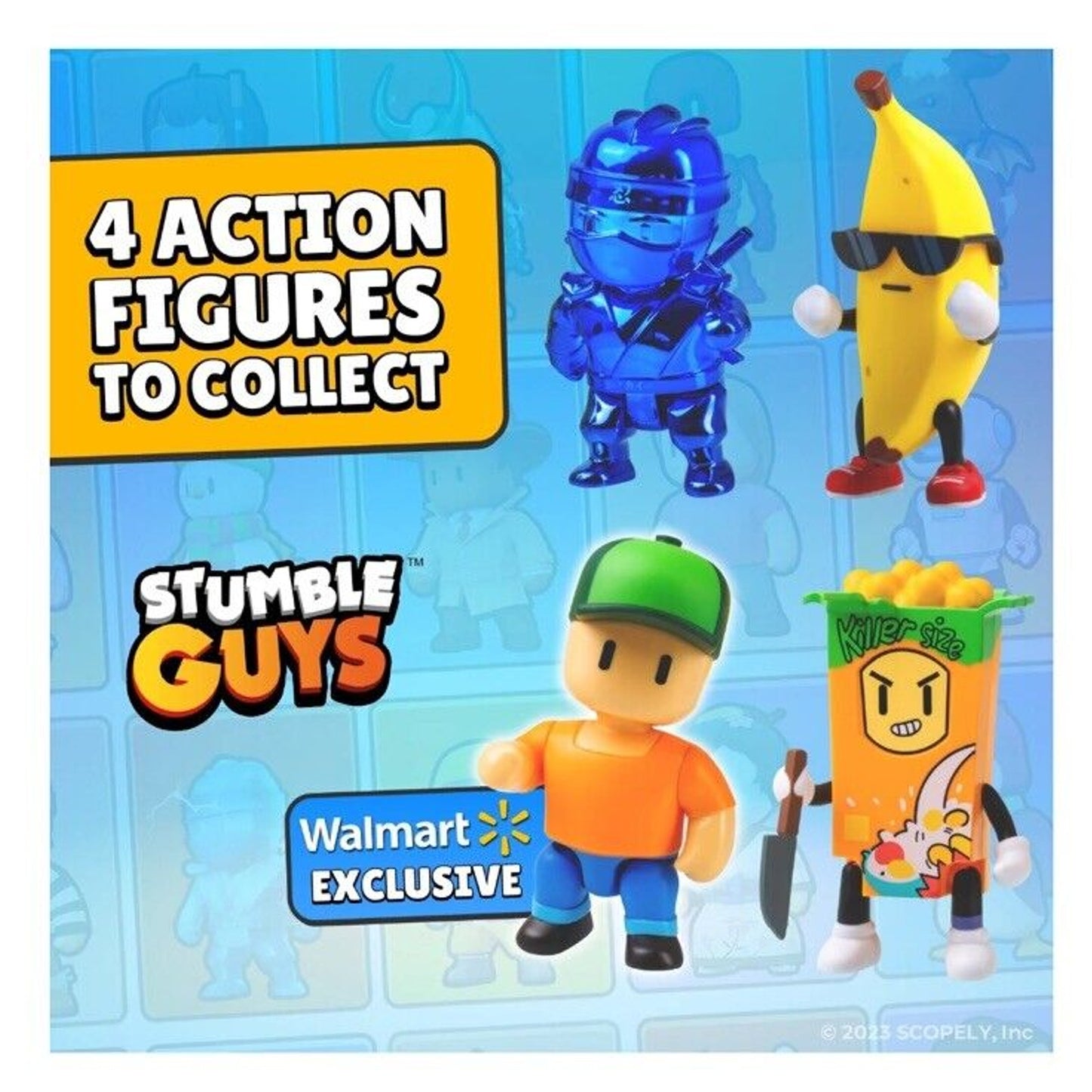 🔥Stumble Guys MR. STUMBLE 4.5” Action Figure In Window Box 2024 BNIB🔥