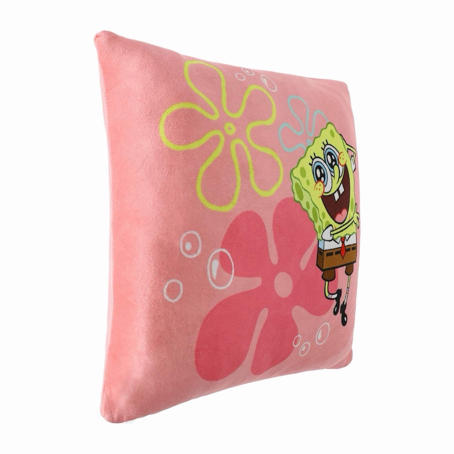 🔥Spongebob SquarePants Silk Touch Throw Pillow 13"x13" Cloud Pillow BNWT🔥