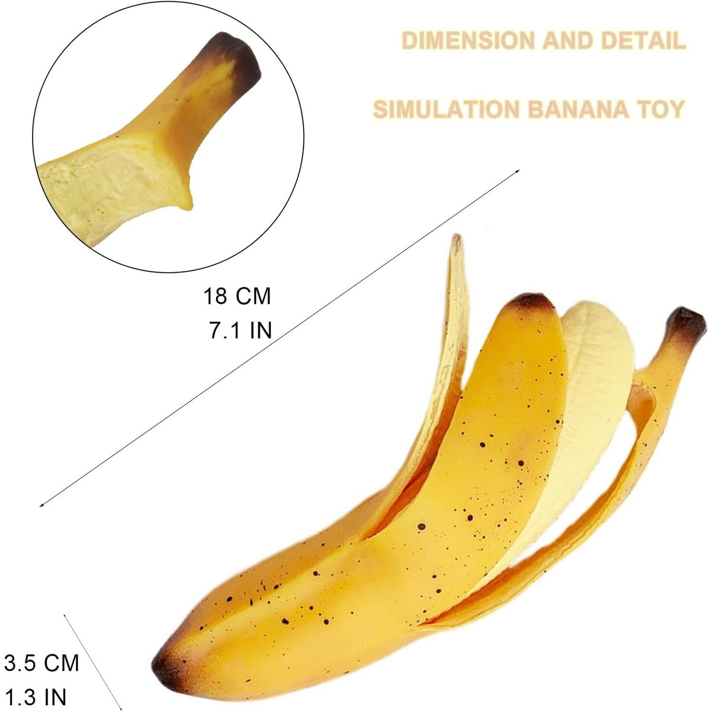 🔥Banana Peel Stress Reliever Toy Squishy Stretchy BNWT🔥