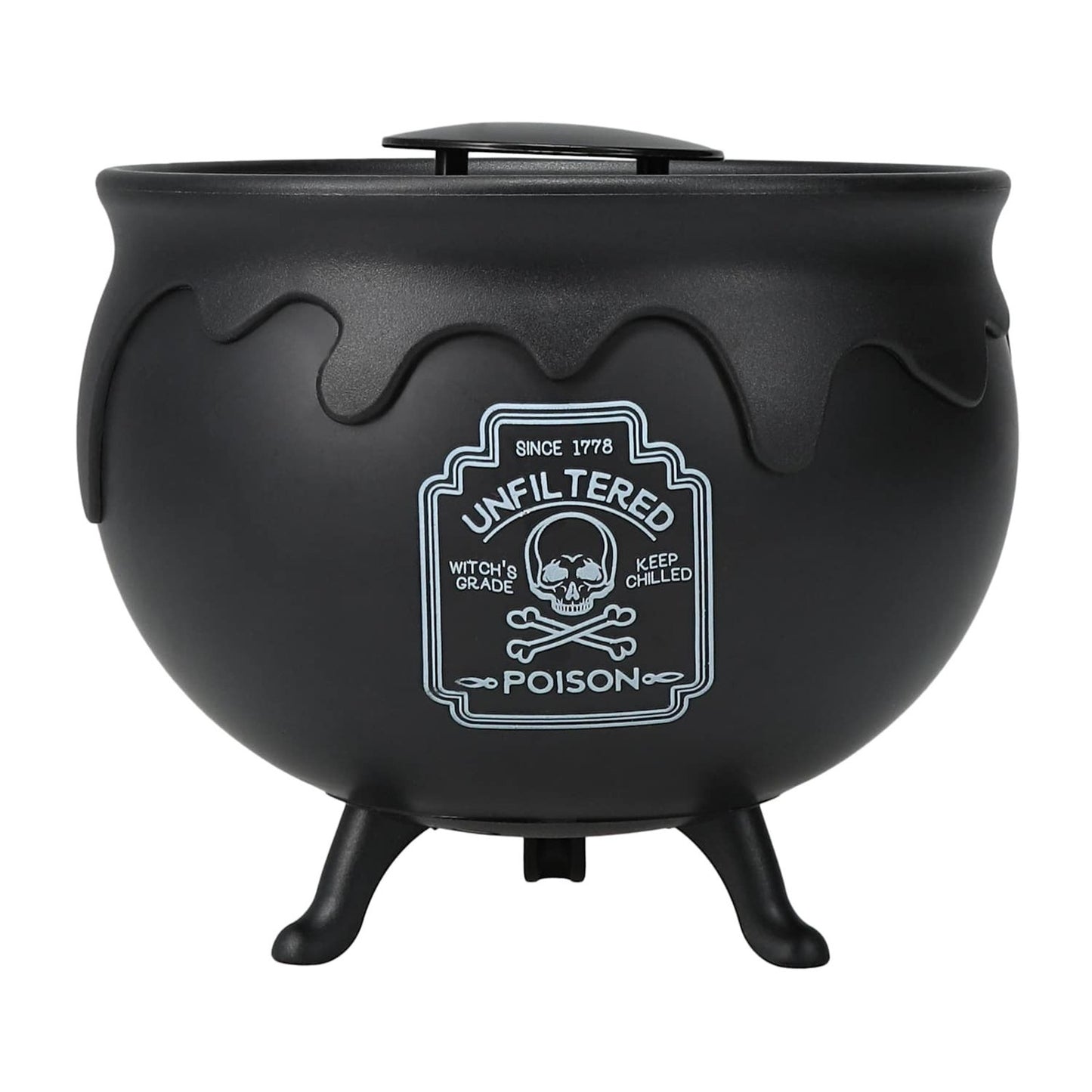 🔥Halloween Decorations Indoor LED Mist Maker Halloween Witches Cauldron Black🔥