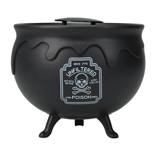 🔥Halloween Decorations Indoor LED Mist Maker Halloween Witches Cauldron Black🔥