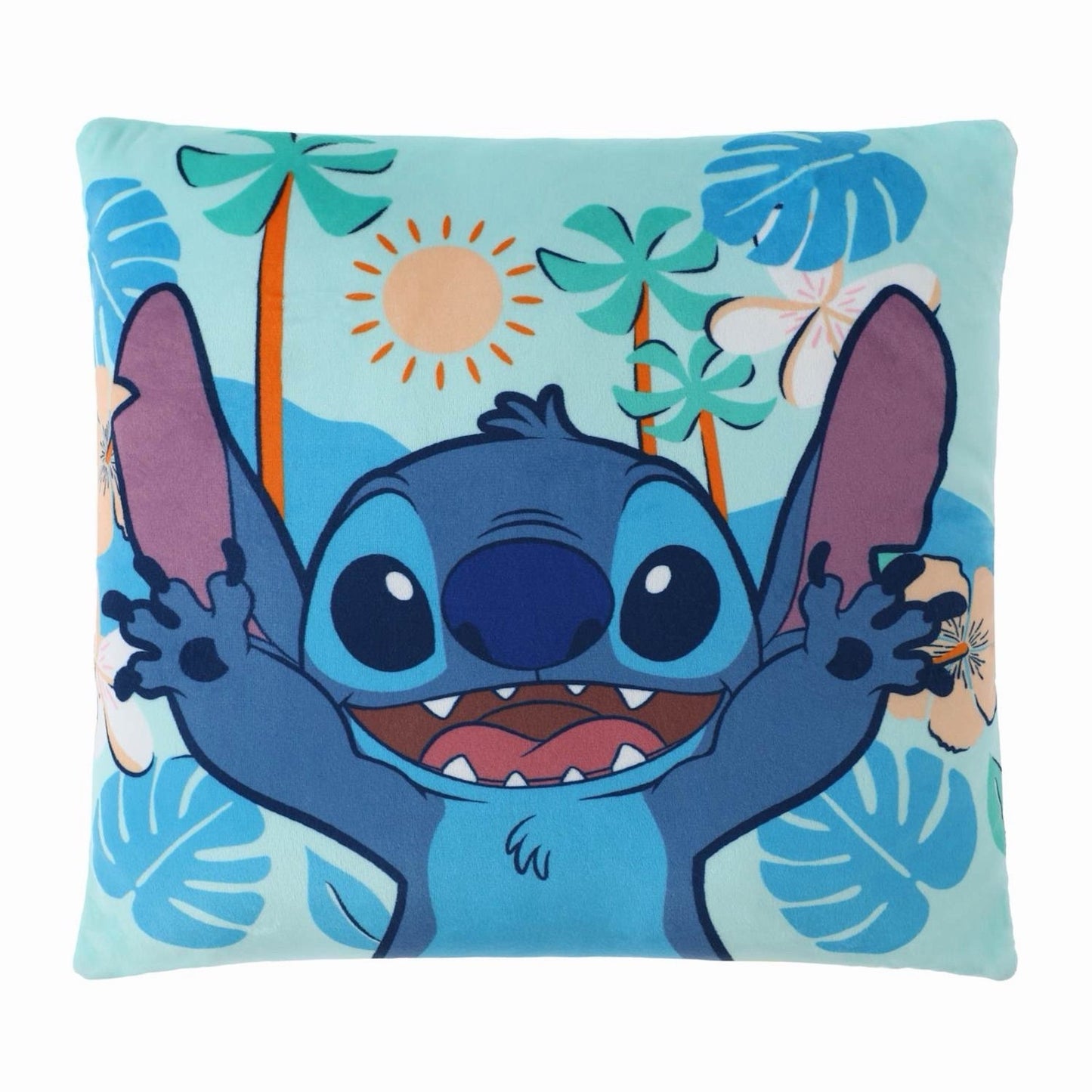 🔥Disney Stitch Travel Cloud Throw Pillow 13in BNWT🔥