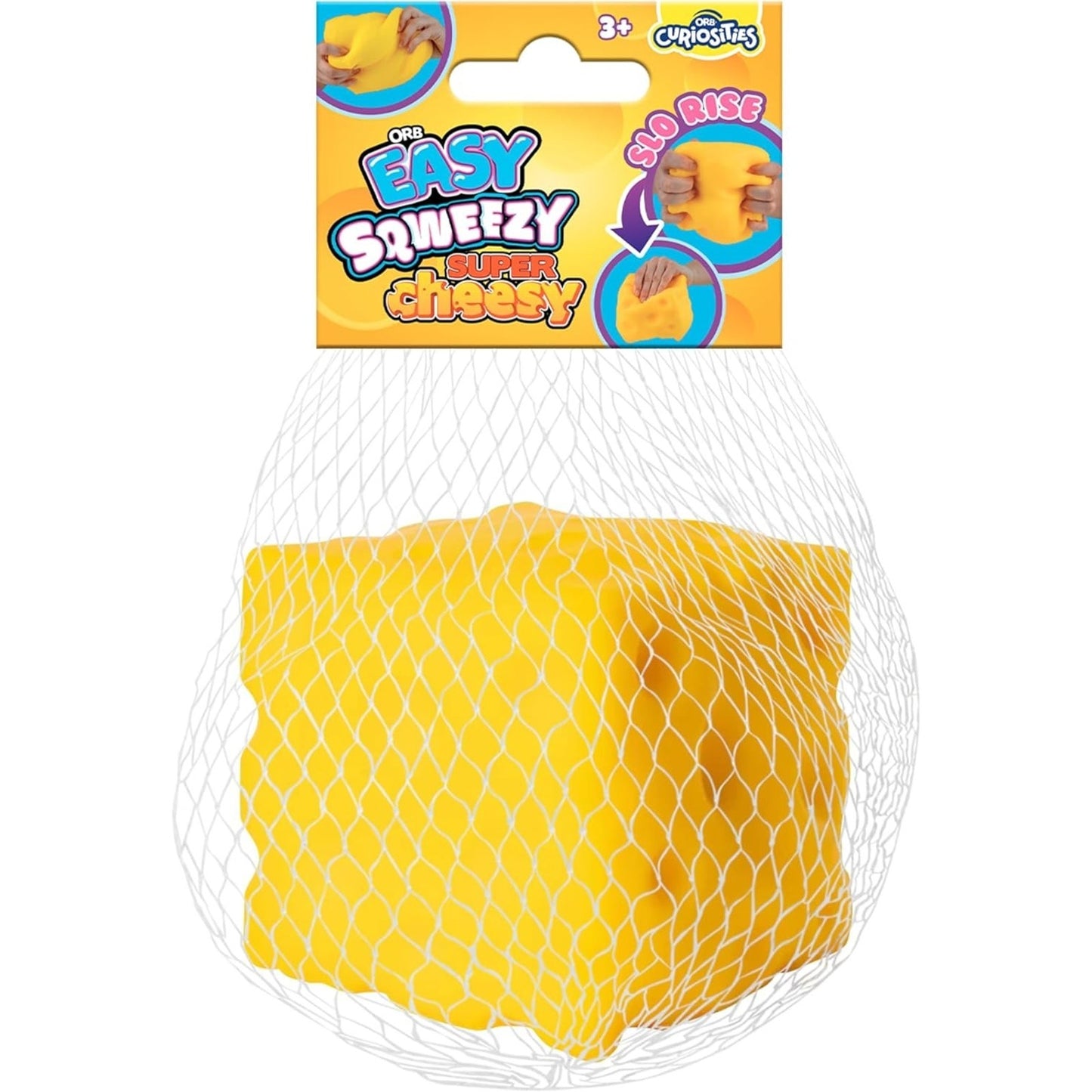 🔥ORB Easy Sqweezy Super Cheesy Squeeze Squishy Slow Rising Sensory BNWT🔥