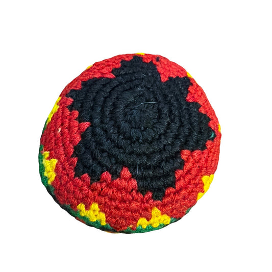 🔥World Footbag Boota Bag Crochet Hacky BLACK Star BNWT🔥