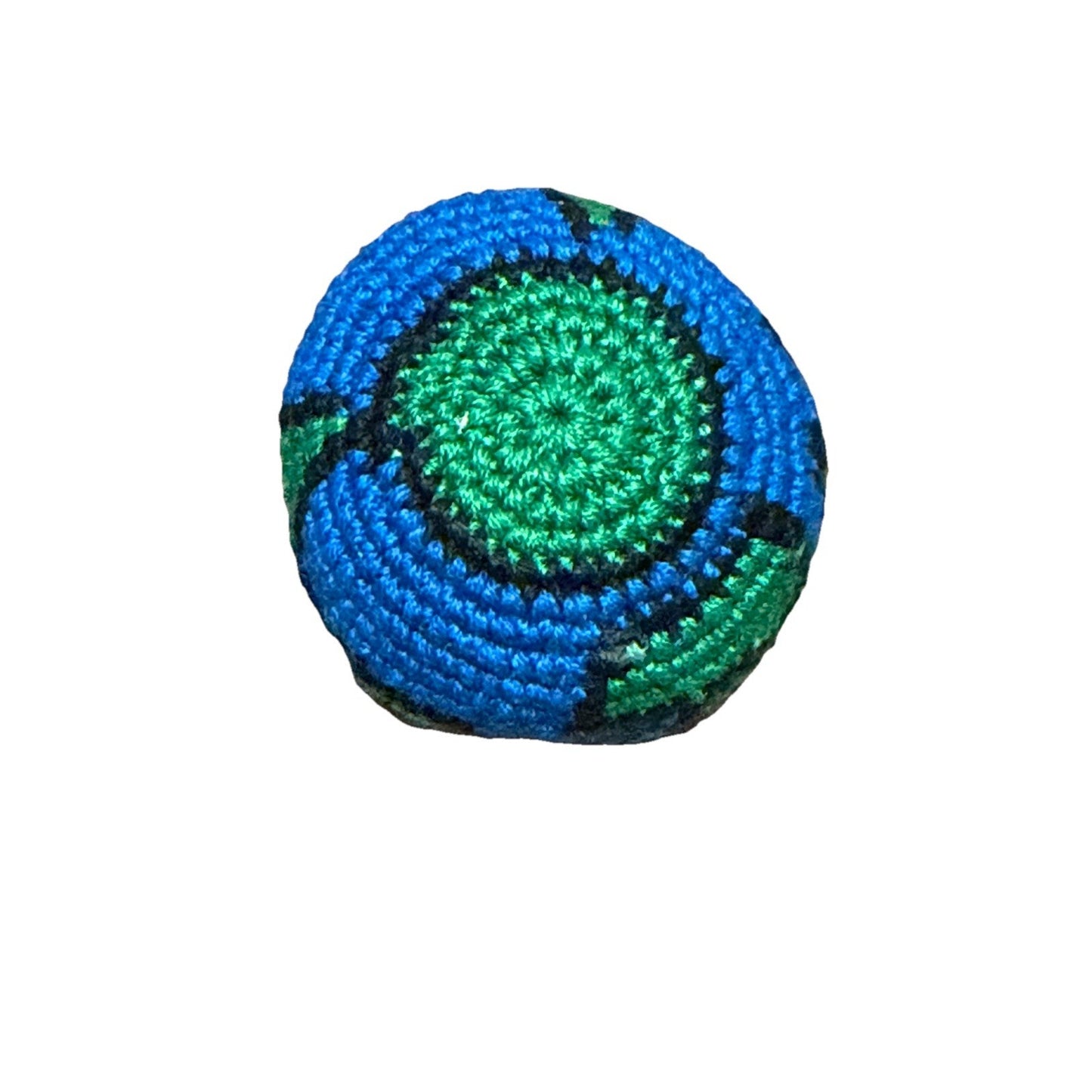 🔥World Footbag Boota Bag Crochet Hacky Blue/Green BNWT🔥