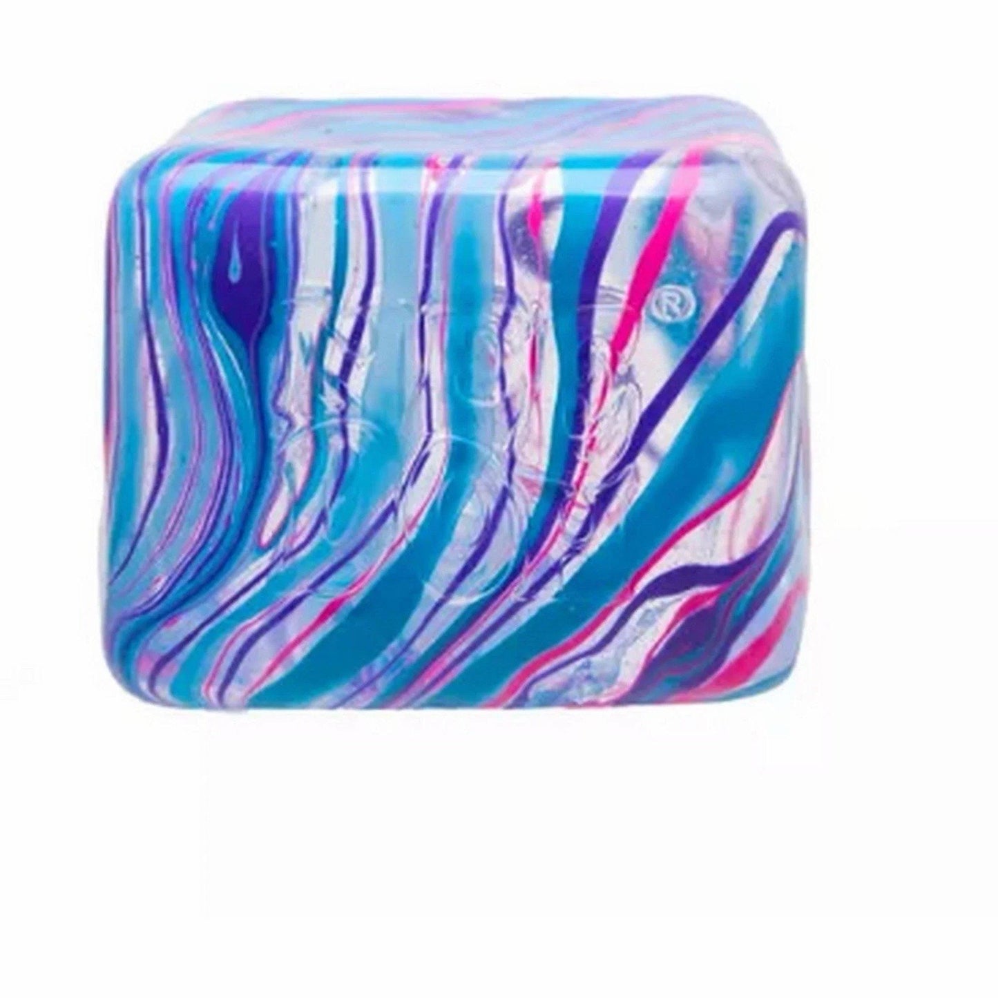 🔥NeeDoh Nice Berg Swirl XL Giant NeeDoh Squishy Swirl Cube MULTICOLOR BNWT🔥