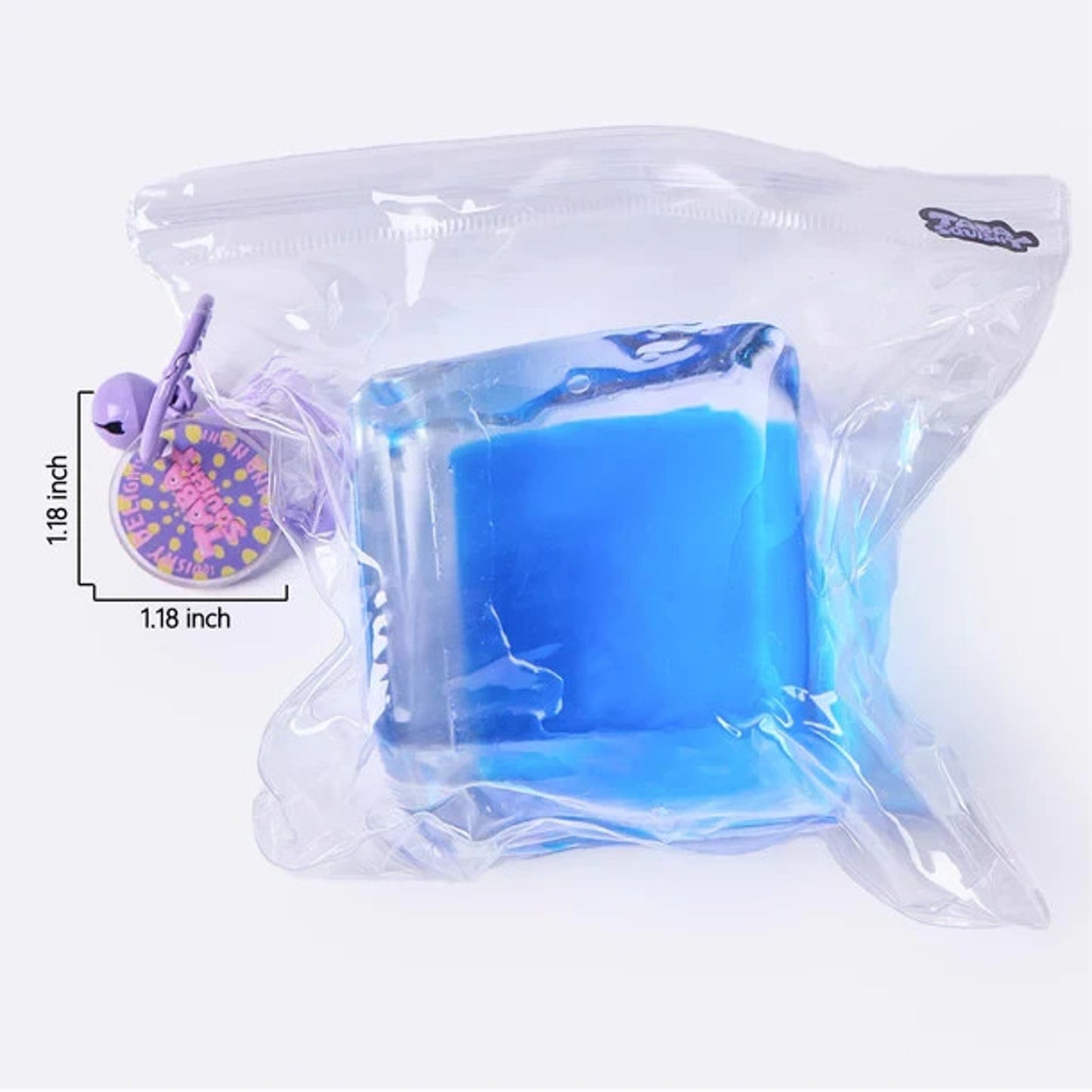 🔥Nested Blue Ice Cube Taba Squishy BNWT🔥