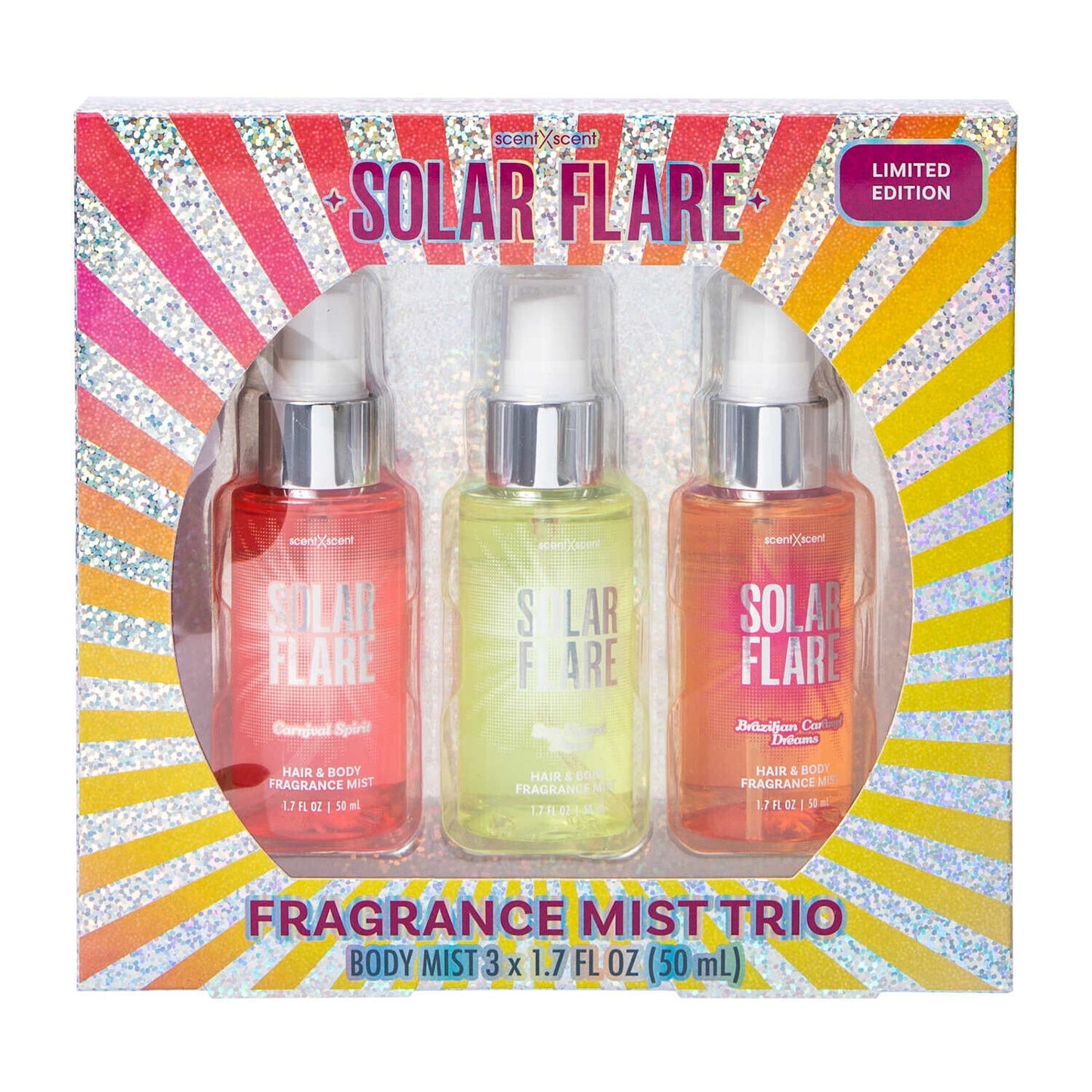 🔥Solar Flare Limited Edition Fragrance Mist Trio 3-Pack 1.7oz🔥
