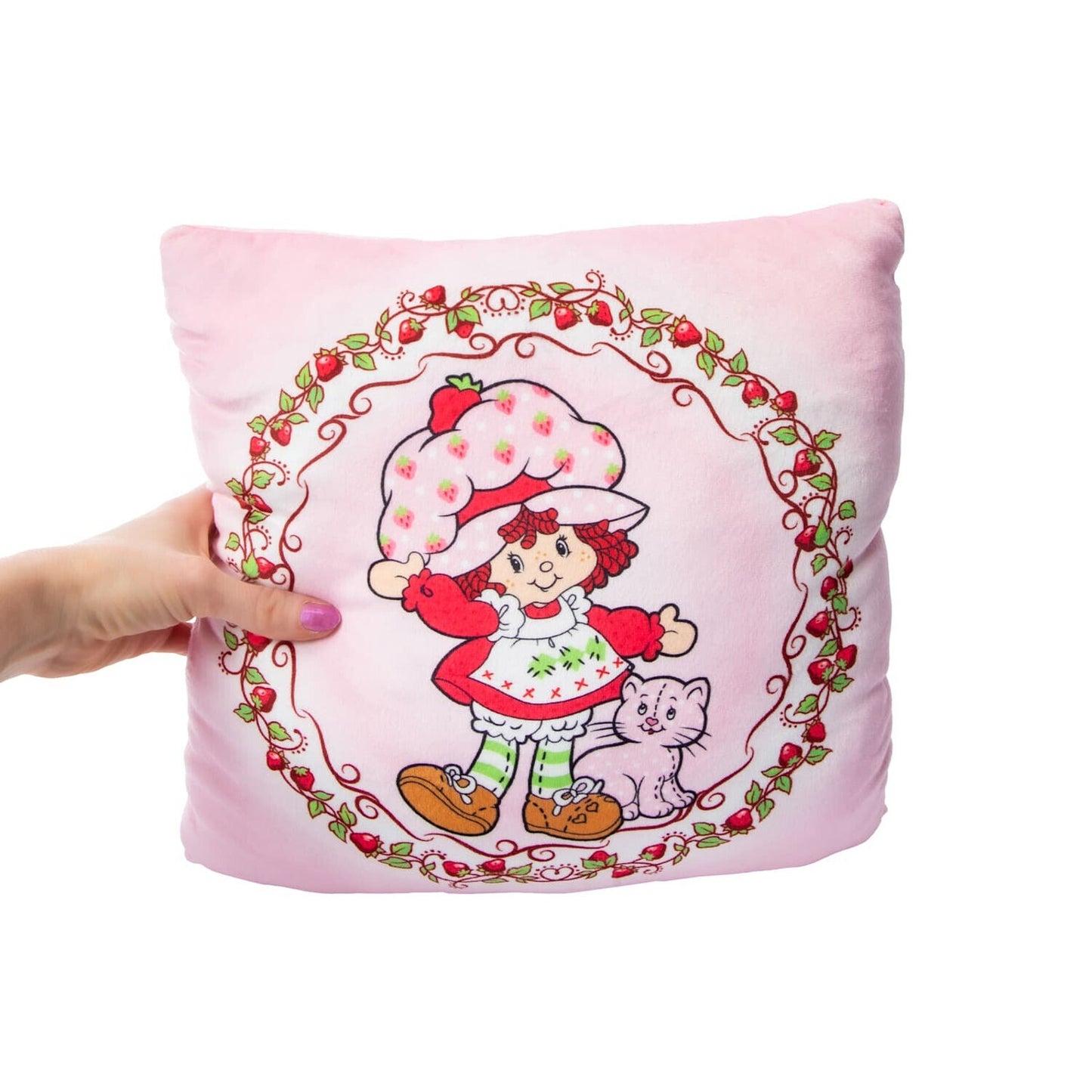 🔥STRAWBERRY SHORTCAKE PLUSH HALO CUSHION PILLOW Collectible BNWT💥