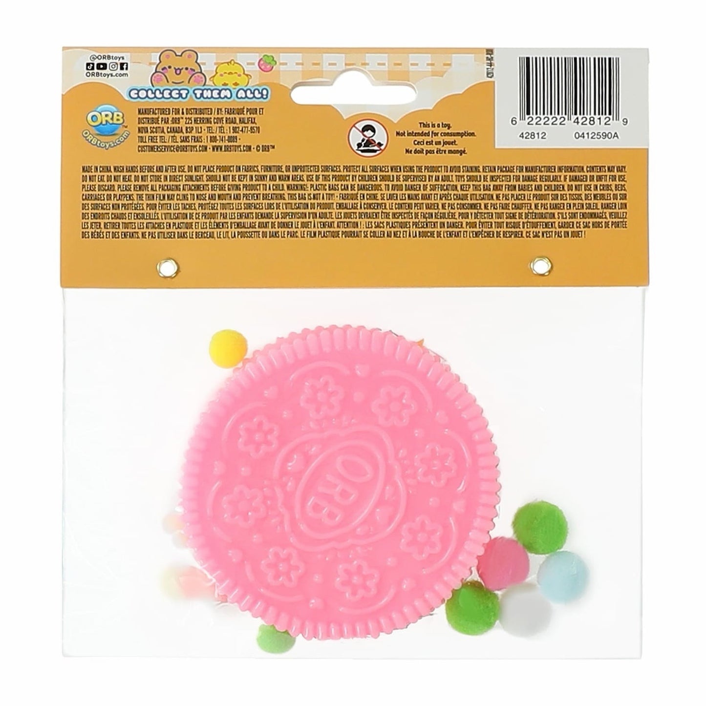 🔥Orb Curiosities Taba-licious Cookie Squishy Stress Relief Fidget Toy BNWT🔥