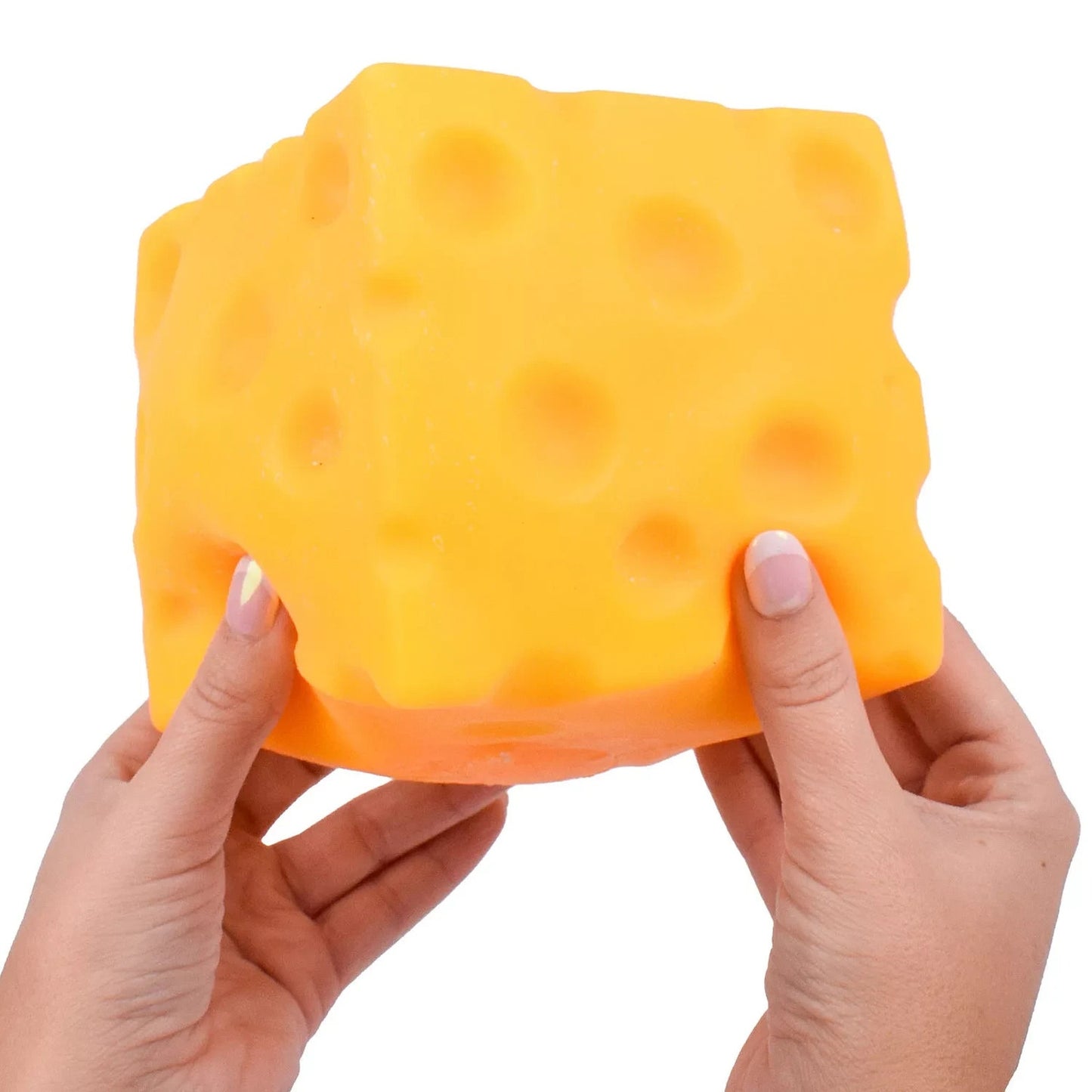 🔥Giggle Zone Squeeze Cheese Block Large Squishy Sensory Fidget Stress BNWT🔥