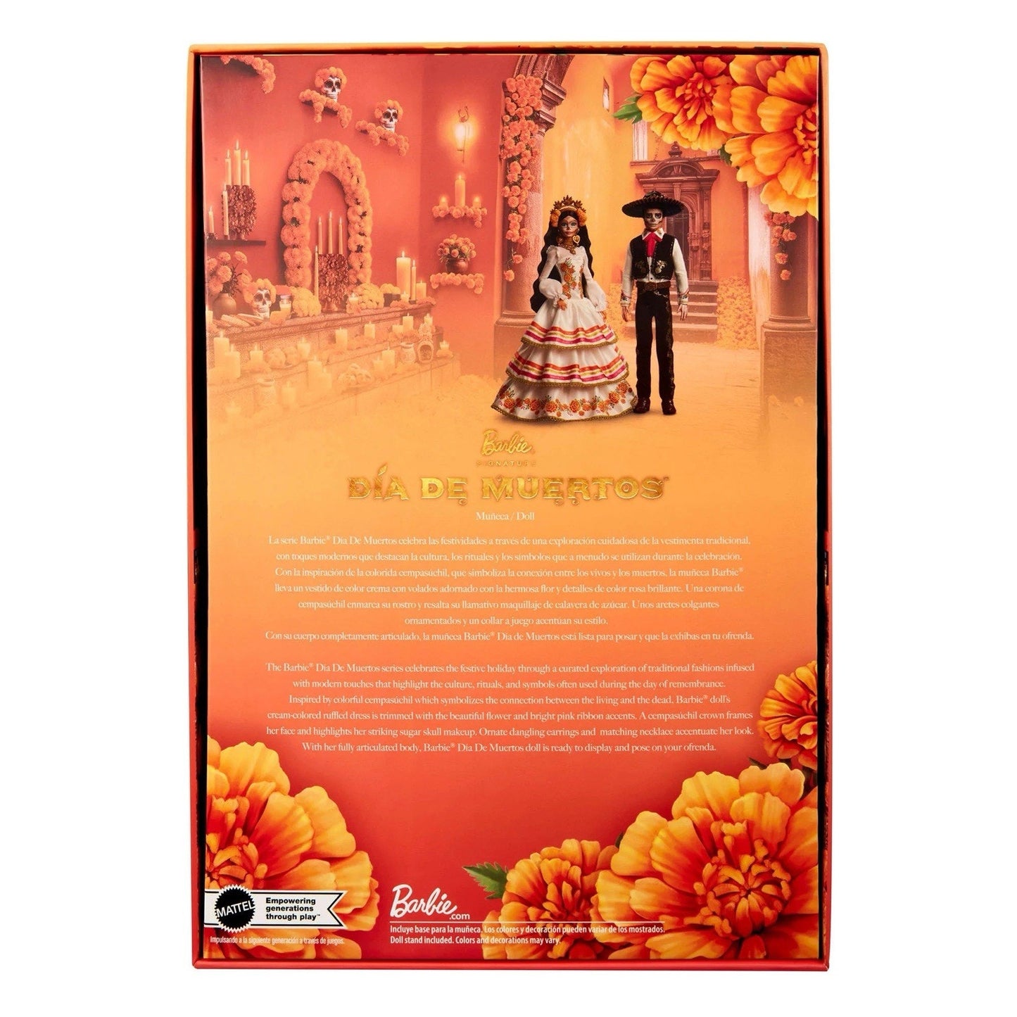 🔥2025 Barbie Día De Muertos Doll with Cempasúchil Gown BNWT🔥