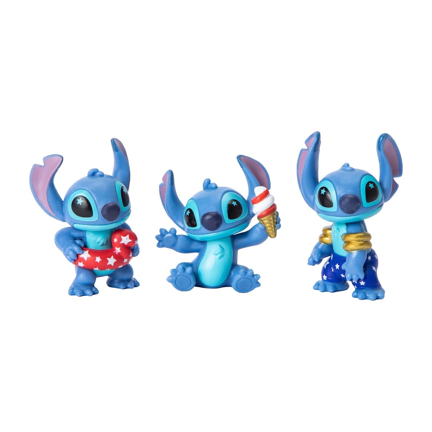 🔥Disney Lilo & Stitch Patriotic Collector Set 3 Mini Figurines BNWT🔥