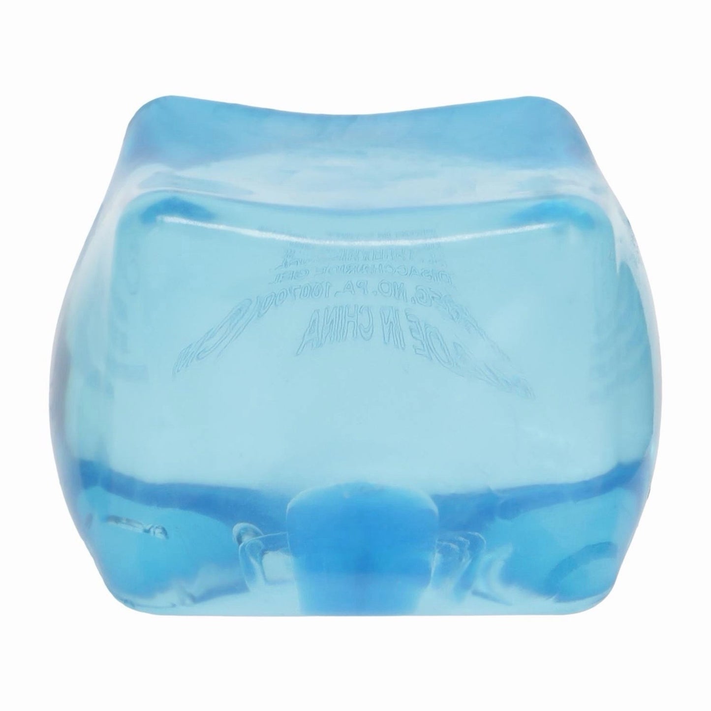 🔥Ice Ice Gummy Squish Cube Blue Sensory Fidget Toy Stretchy Soft Squishy BNWT🔥