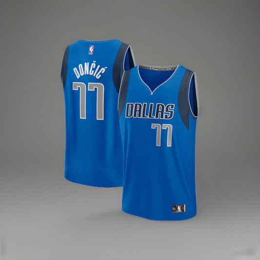 🔥Luka Doncic Dallas Mavericks Jersey Fanatics Blue Men’s Size MED BNWT🔥